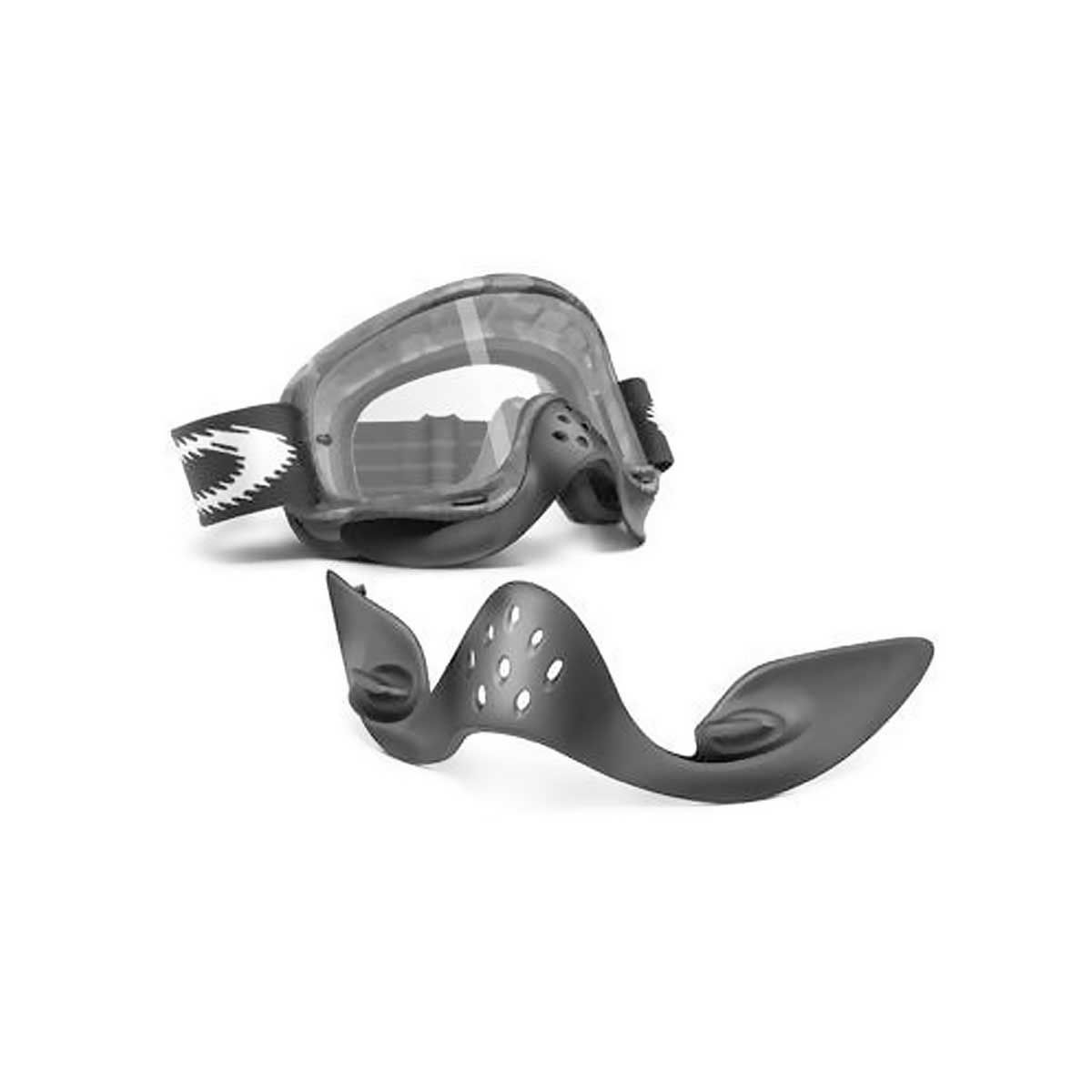 ocio Método en cualquier sitio Oakley Replacement Attack Mask Nose Guard Black For O Frame MX Goggles