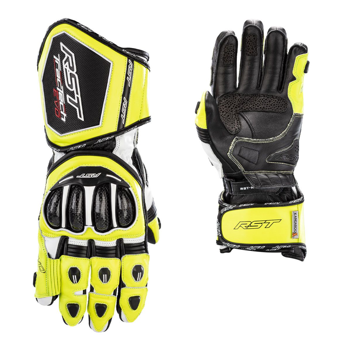 RST RST Tractech Evo R Riding Gloves CE Approved Black 