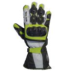 Richa Ravine Leather Gloves Black / White / Yellow