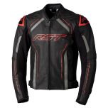 RST S1 CE Leather Jacket Black / Grey / Red