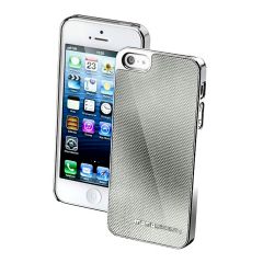 Interphone Carbon Cover Silver For iPhone 5