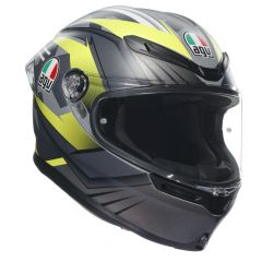 AGV K6 S Excite Grey / Fluo Yellow
