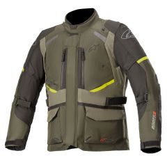 Alpinestars Andes V3 Drystar All Weather Riding Textile Jacket Forest / Military Green
