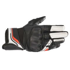 Alpinestars Booster V2 Leather Gloves Black / White