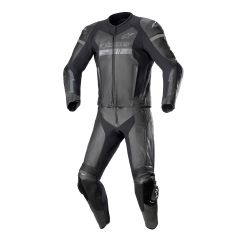 Alpinestars GP Force Chaser Two Piece Leather Suit Black / Black