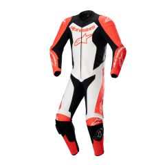 Alpinestars GP Force Lurv One Piece Leather Suit Fluo Red / White / Black