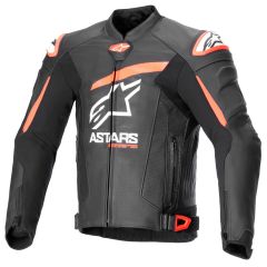 Alpinestars GP Plus R V4 Airflow Riding Leather Jacket Black / Fluo Red / White