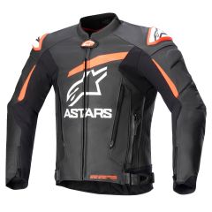 Alpinestars 2024 GP Plus V4 Leather Jacket Black / Fluo Red / White