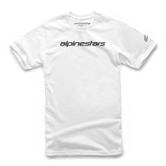 Alpinestars Linear Wordmark T-Shirt White / Black