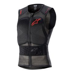 Alpinestars Nucleon Flex Pro Protective Vest Transparent Smoke / Red / Black