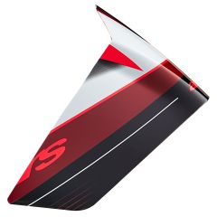 Alpinestars Spoiler For Supertech R10 Team Race Carbon Black / Red / Gloss White Helmet