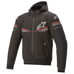 Alpinestars Sektor V2 Tech Hooded Textile Jacket Black / Bright Red