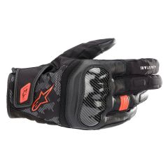 Alpinestars SMX Z Drystar All Weather Textile Gloves Black / Fluo Red