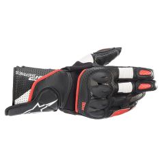 Alpinestars SP2 V3 Leather Gloves Black / White / Bright Red
