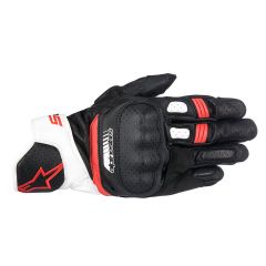 Alpinestars SP-5 Leather Gloves Black / White / Red