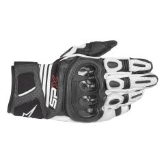 Alpinestars SPX Air Carbon V2 Summer Leather Gloves Black / White