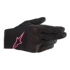 Alpinestars Stella S Max Drystar Ladies Textile Gloves Black / Fuchsia