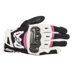 Alpinestars Stella SMX 2 V2 Air Carbon Ladies Gloves Black / White / Fuchsia