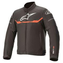 Alpinestars T SPS Waterproof Textile Jacket Black / Fluo Red