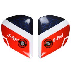 Arai VAS V Holder Set Curve Red / White For RX 7V Helmets