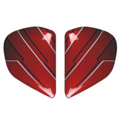 Arai VAS V Holder Set CB Red / Silver For RX 7V Helmets