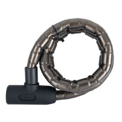 Oxford Motorcycle Barrier Armoured Cable Lock Smoke - 1.4m x 25mm
