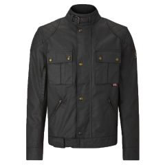 Belstaff Brooklands Waxed Cotton Jacket Black