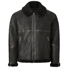 Belstaff Centenary Valiant Leather Jacket Black
