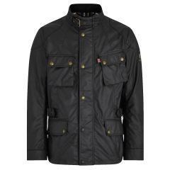 Belstaff Crosby Technical Waxed Cotton Jacket Black