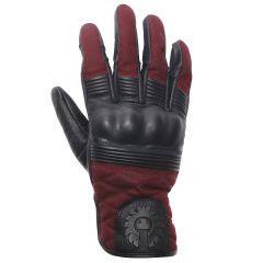 Belstaff Hampstead Leather Gloves Black / Red