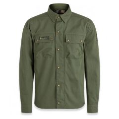 Belstaff Mansion Protective Riding Overshirt Forest Green