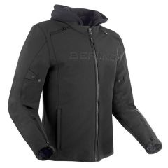 Bering Elite Hooded Textile Jacket Black