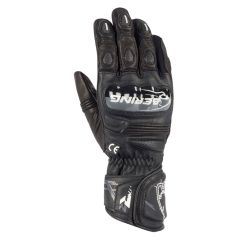 Bering Snap Leather Gloves Black / White