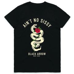Black Arrow Ain't Not Sissy Ladies T-Shirt Black