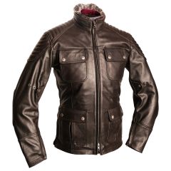 By City Legend 2 Leather Jacket Brown