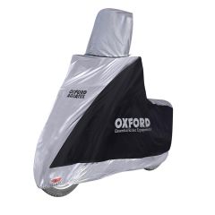 Oxford Aquatex Highscreen Motorcycle Cover Silver / Black