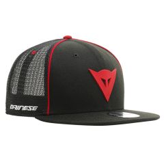 Dainese 9Fifty Trucker Snapback Cap Black / Red