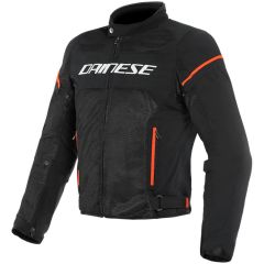 Dainese Air Frame D1 Textile Jacket Black / White / Fluo Red