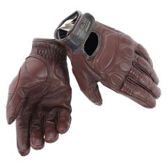 Dainese Blackjack Leather Gloves Dark Brown