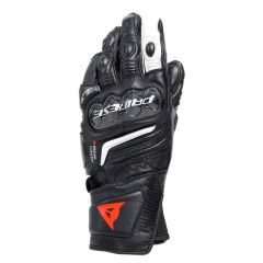 Dainese Carbon 4 Ladies Long Leather Gloves Black / White / Red