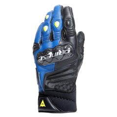 Dainese Carbon 4 Short Leather Gloves Black / Blue