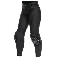 Dainese Delta 4 Ladies Leather Trousers Black / Black
