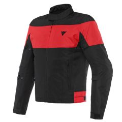 Dainese Elettrica Air All Weather Textile Jacket Black / Black / Lava Red