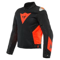 Dainese Energyca Air Textile Jacket Black / Fluo Red