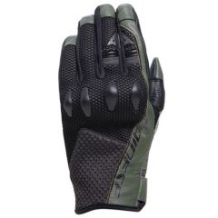 Dainese Karakum Ergo-Tek Summer Leather Gloves Black / Green