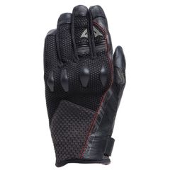 Dainese Karakum Ergo-Tek Summer Leather Gloves Black / Red