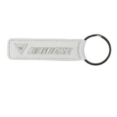 Dainese Leather Key Ring Silver / White