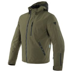 Dainese Mayfair D-Dry Hooded Textile Jacket Black / Grape Leaf