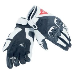Dainese MIG C2 Summer Leather Gloves Black / White / Black