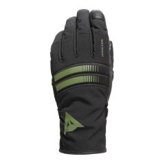 Dainese Plaza 3 D-Dry Ladies Textile Gloves Black / Bronze Green